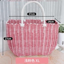 Living room headed out for small chicken dance finishing small hand jacquard watermelon casual art hand blue woven basket bamboo plastic