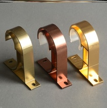 Curtain hooks Wall hook fixing a pair of single new rods Rod Bag hanging rod European-style window wall mounted hardware pole frame