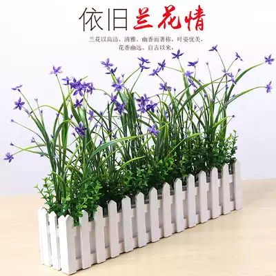 Simulation flower decoration set rose European-style modern minimalist vase decoration silk flower living room window drying flower pot planting