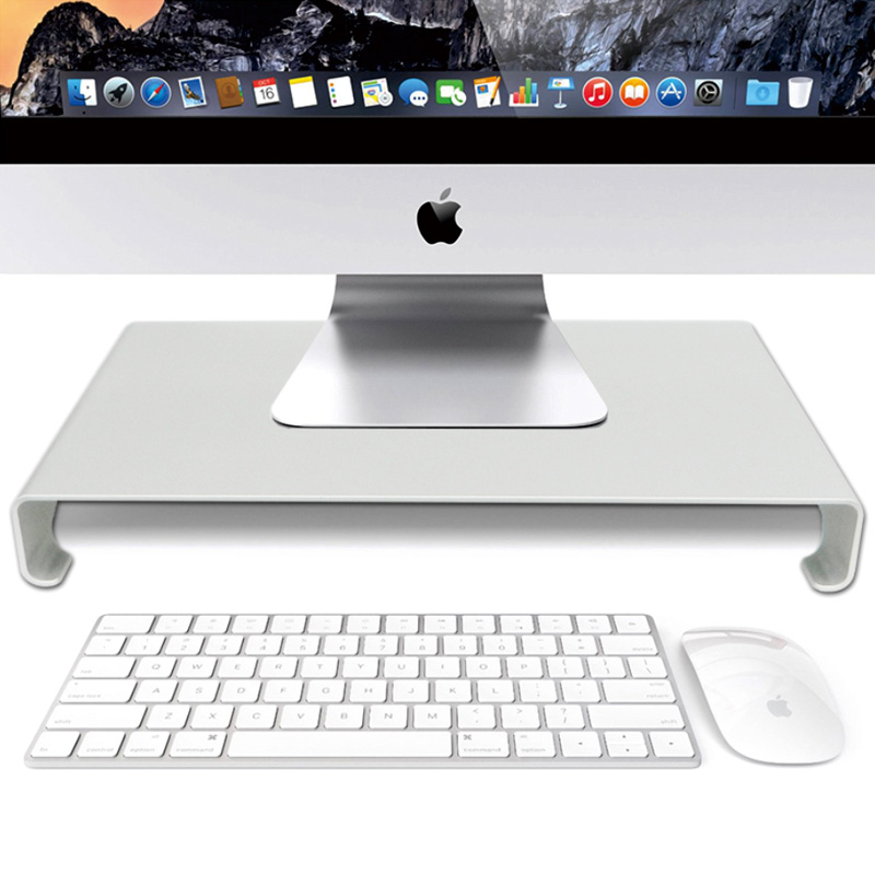 Computer screen Elevated Bracket Aluminum Alloy HIGH CARE RACK NOTEBOOK Metal Keyboard Desktop Na base IMAC Display suitable for Apple All office desktop computer mat high