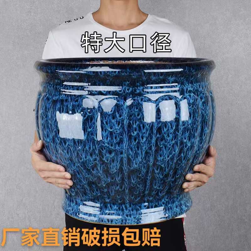 Extra-Large Ceramic Flower Pot for Money Tree, Areca Palm, Pothos, Suitable for Balcony, Living Room, and Garden Planting, New Model Extra-Large Ceramic Flower Pot for Money Tree, Areca Palm, Pothos, Suitable for Balcony, Living Room, and Garden Planting, New Model