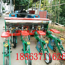 Four-row flat-sowing corn precision planter four-wheel matching fertilization suspended corn seeder planting machine spot-seeding machine