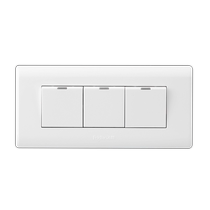 Feidiao type 118 1-open multi-control 15-hole three-control 15-hole socket halfway switch household with switch panel one open