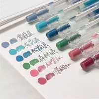 爱好 GP260 Morandi Color Natural Pen для создания маркера нот для студентов, использующих цветные ноты цветового маркера цветового маркера почерка с высоким внешним видом в стиле ins