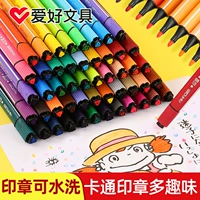 爱好 Печать, акварель, детские мелки для детского сада, раскраска для школьников и студентов, кисть, водорастворимый треугольный комплект, цветные карандаши, 24 цветов, можно стирать, 36 цветов