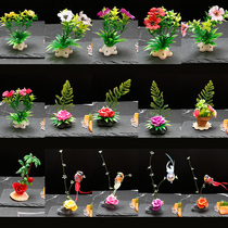 Hotel Disc Decorated Pendulum Disc Decoration Creative Pendulum with flower and grass Spurs body Lace Side Mood Seafood Pose and Taste Pan