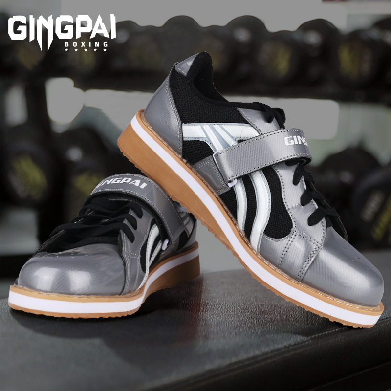 Competition professional competition weightlifting shoes Indoor training squat shoes Wrestling non-slip boxing shoes microfiber leather rubber sole