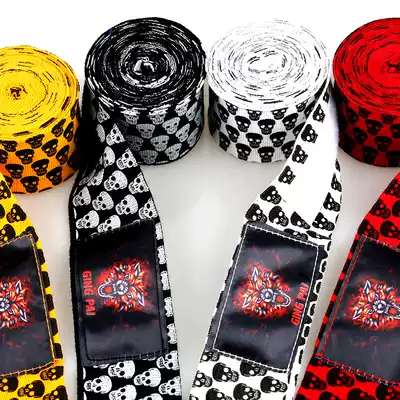 Pure cotton boxing bandage sanda hand wrap belt sandbag hand guard Boxing Muay Thai hand strap fighting gloves belt 3 meters 5 meters