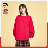 Анта × Kiirsh Coverd Model 丨 Вишневая вишня плюс бархатные свитера Женские зимние зимние.