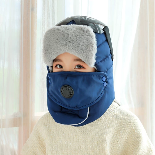 Детская электрическая ветрозащитная зимняя удерживающая тепло маска, шлем, защита транспорта