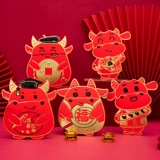 2021 NIU Новогодние новогодние 100 юанских красных конвертов - это весенний фестиваль Creative Cartoon, проходящий для детского весеннего фестиваля Новый год.