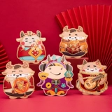 2021 NIU Новогодние новогодние 100 юанских красных конвертов - это весенний фестиваль Creative Cartoon, проходящий для детского весеннего фестиваля Новый год.