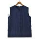 ຜ້າຫຍາບແບບດັ້ງເດີມ Tang suit men's vest sweat vest mandarin summer old man's sweatshirt waistcoat Chinese style national buckle