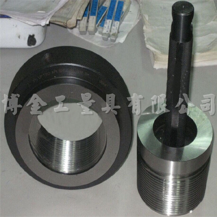 NPT1 16 taper thread gauge building thread gauge outside thickening without thickening oil pipe gauge pass-stop gauge card gauge