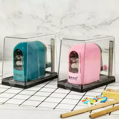 New dream palace square 0027 pencil roll pen knife machine pen sharpener automatic pen forward and backward pen gift pen sleeve storage box