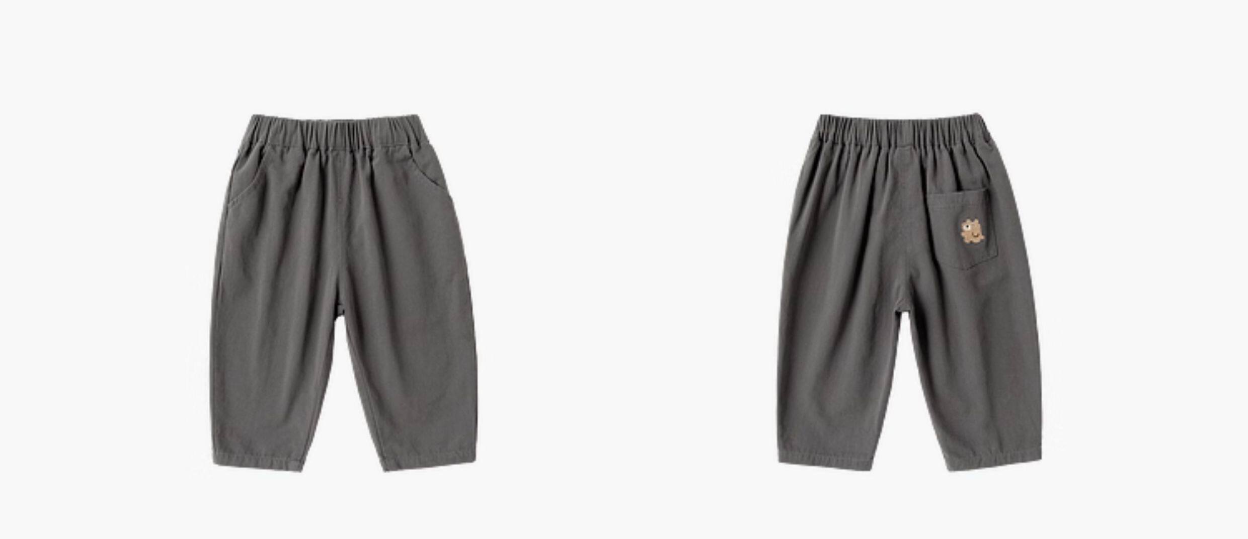 Dudu Baby plus Velvet Boys' Autumn and Winter Models Pants — 17