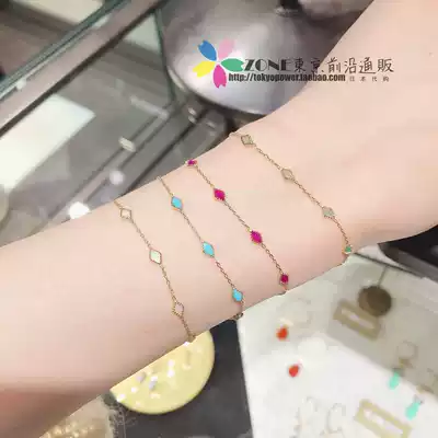 Japanese agetetimes DreamyDreamy Lingmeng colorful gem Jade 10k gold hand