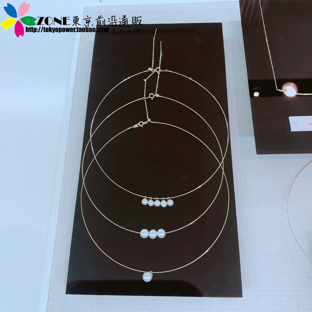 Japan Samantha Tiara necklace 18 spring new minimalist elegant 10K gold texture Singular Pearls