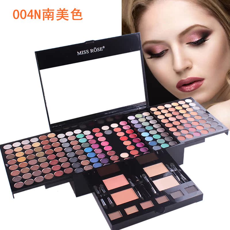 MISS ROSE Trang Điểm Set Set Complete Set Chính Hãng Blush Eye Shadow Trang Điểm Trường Hợp Photo Studio Trang Điểm Đặc Biệt phấn mắt huda