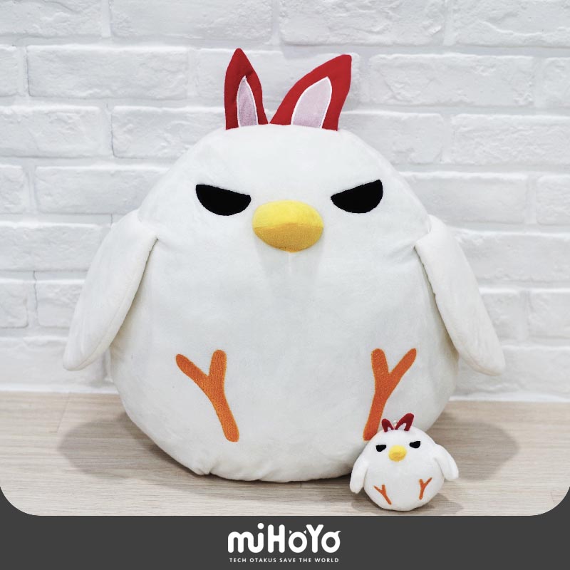 (Miha tour collapse 3) The original red kite large doll Fuhua with the same plush doll surrounding miHoYo