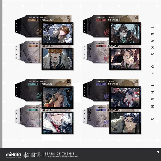 【米哈游/未定事件簿】冰原上的审判系列 撕拉相卡set miHoYo