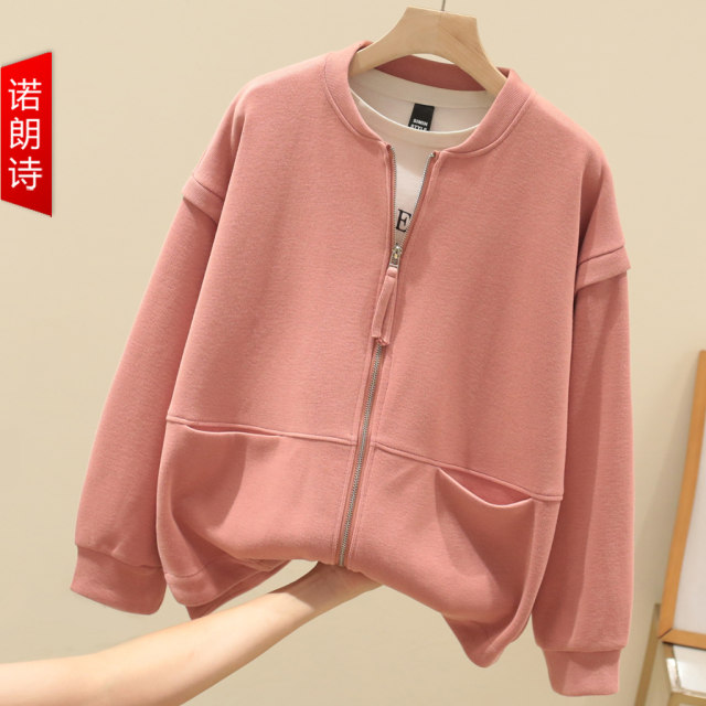 Plus size women's 2025 spring new casual jacket women