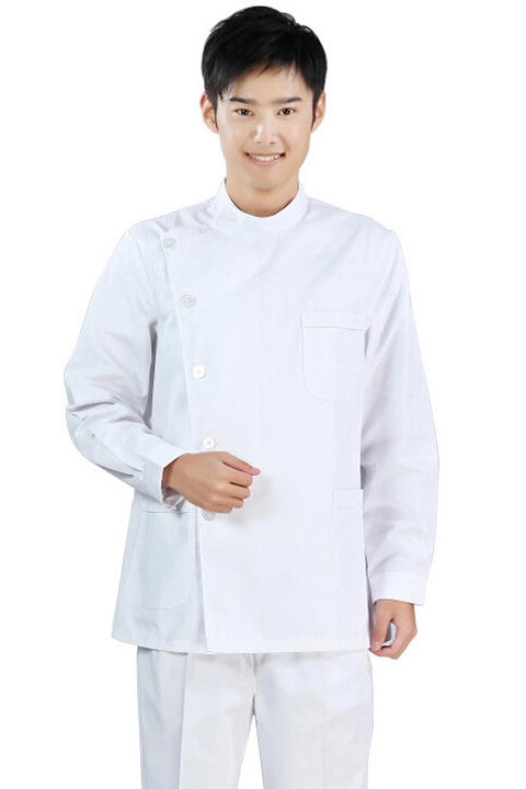 Nightingale Khoan Workwear Nha khoa Răng miệng Nam Bác sĩ Trắng Tay áo ngắn màu xanh Mùa hè Bộ chăm sóc đồ bảo hộ y tế