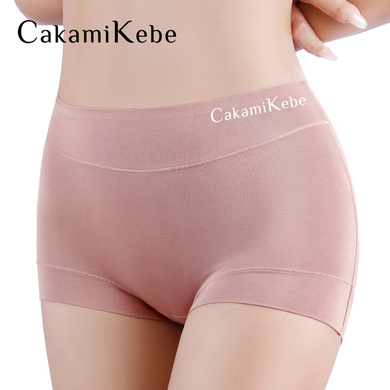 Cakamikebe Modal High-Waisted Seamless Women's Underwear Summer Tummy Control Butt-Lifting Breathable Boxer Briefs 2026 Cakamikebe Modal High-Waisted Seamless Women's Underwear Summer Tummy Control Butt-Lifting Breathable Boxer Briefs 2026