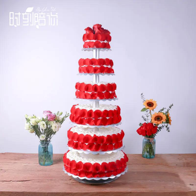 Keep with you Shenzhen Town to deliver large custom high-rise birthday cake New Year wedding celebration party