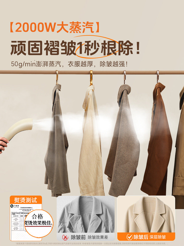 Aux Large Steam Garment Steamer for Home Use, 2025 New Model, Clothing Store Ironing Machine, Flat Ironing and Steaming All-In-One, Vertical Type