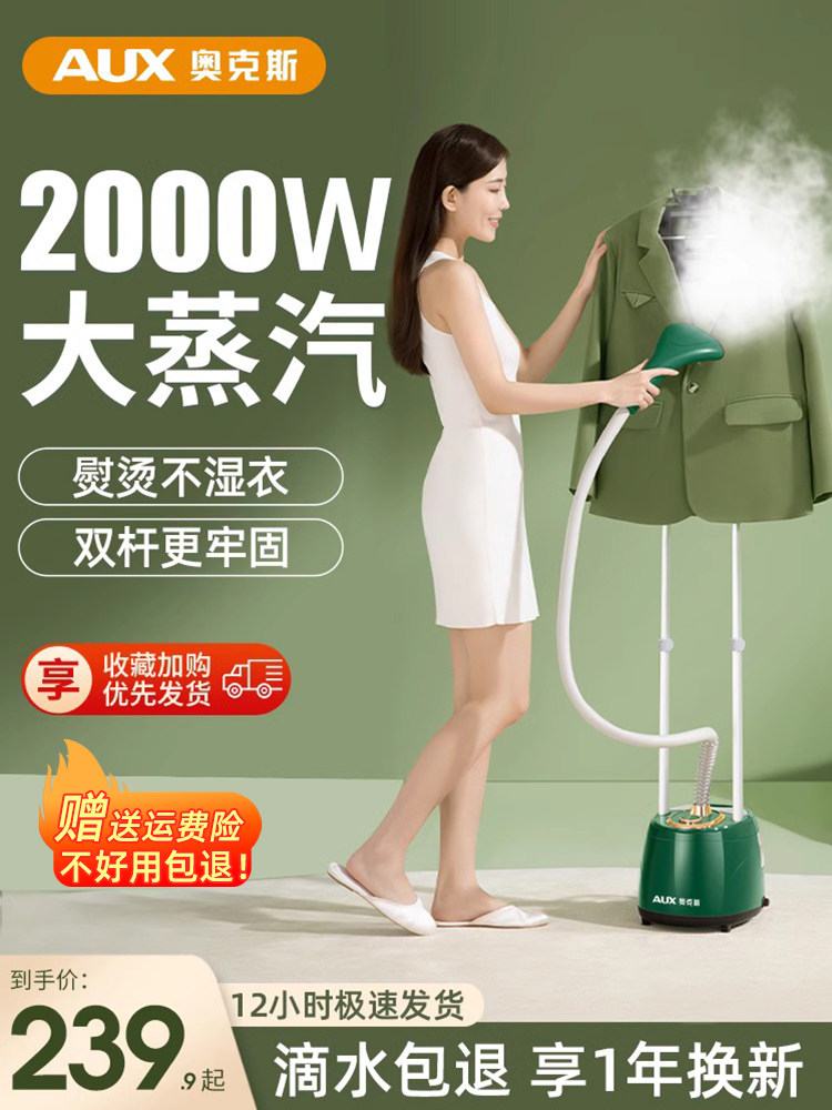 Oaks Garment Steamer, New Model for Home Use, Steam Iron for Ironing Clothes, Vertical Steamer for Clothing Stores, Small Size