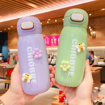 Thermos Cup high-value portable cup 304 stainless steel straight Cup large capacity straight Cup hipster water Cup