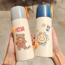 (Recommended by Wei Ya) Simple thermos cup student straight Cup creative large capacity portable high value water Cup