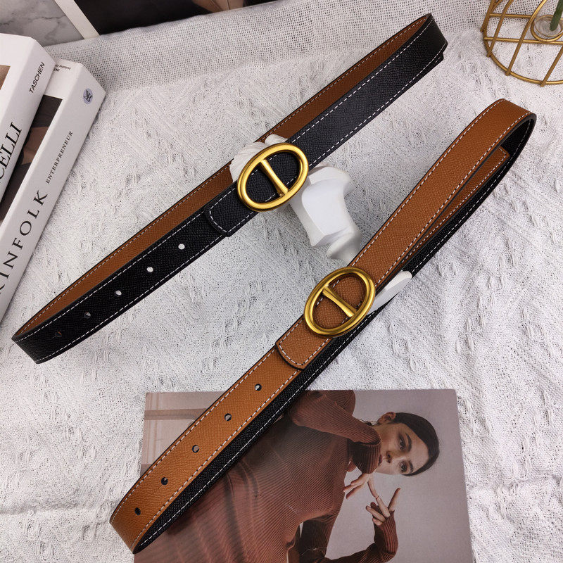 Leather belt women's all-match double-sided jeans small belt decoration with skirt sweater suit girdle ins style - Taobao