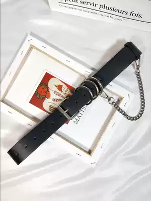Retro Hong Kong style belt Women's fashion trend personality niche chain belt decoration with skirt jeans ins style