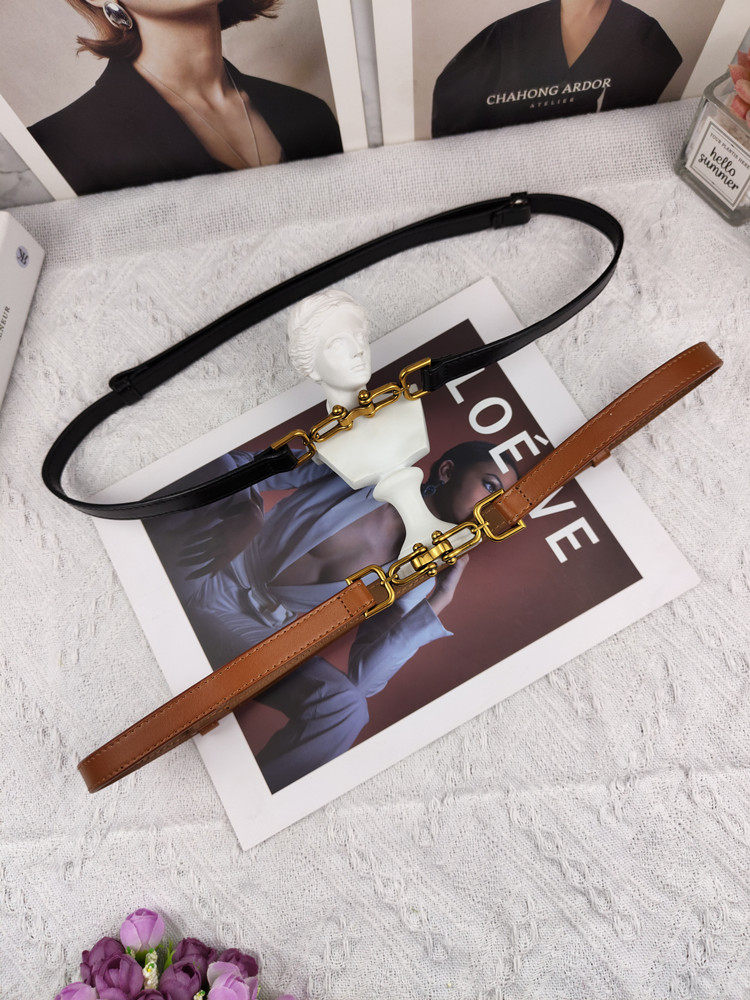 Genuine leather belt women's trendy ins style all-match cowhide small belt decoration with dress skirt suit coat thin girdle