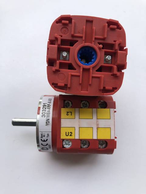 Germany Germany 3-Position Transfer Switch V3N We4-Xrf-X-Xx Rotary 2-Position Silver Contact Brand New