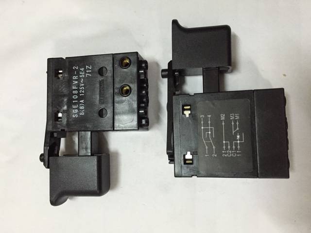 Japan Sge108Fvr-2 Electric Drill Switch 8A 125V Brand New in Stock as Shown in the Picture