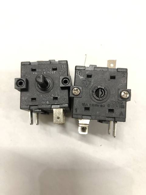 Fz31-9 Selector Switch, Cycle Position, Double-Layer 8-Pin 6-Speed Rotary Switch, 16A 250Vac, Brand New