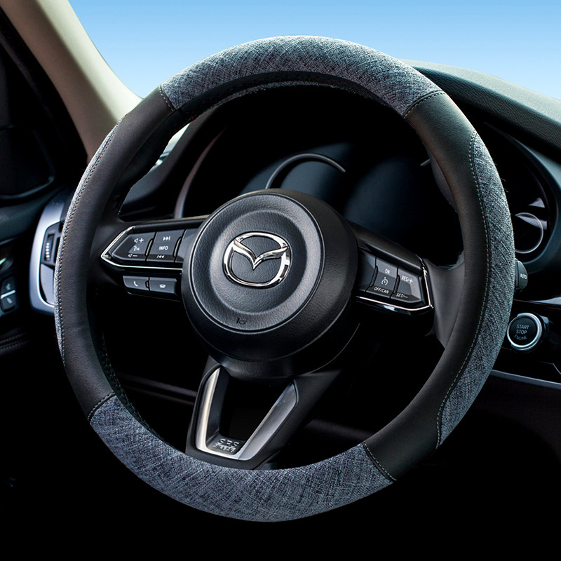 Mazda20CX-4CX-5 Atez star ride with M6M3's winged four-season universal steering wheel sleeve 17-en-Kayra