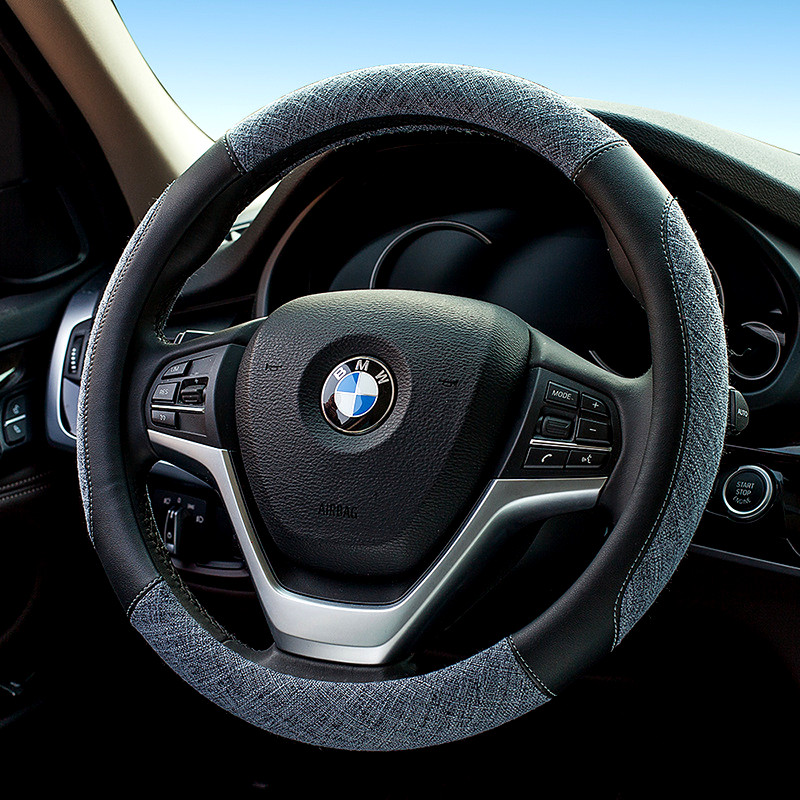 BMW steering wheel cover new 5 series 3 series GT2 series 4 series 1 series 7 series X1X2X3X4X5X6X7 four seasons car handle set