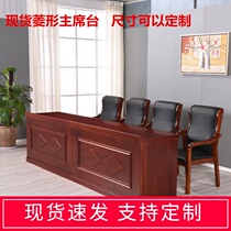  Veneer conference table training conference room table and chair podium podium table long strip factory direct sales