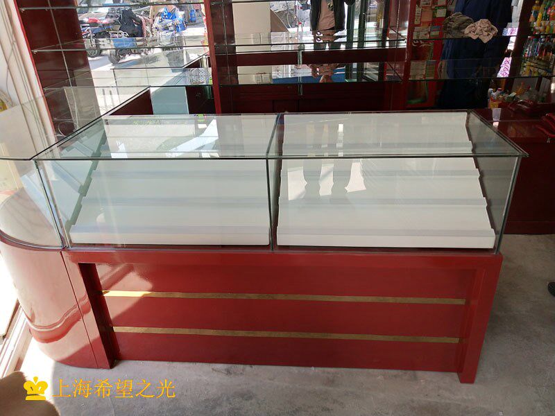 Wood-baked Lacquered Tobacco Cabinet Display Cabinet Tobacco Merchants Field Tobacco Wine Counter Display Cabinet Glass Cabinet Supermarket Cabinet With Cashier Counter