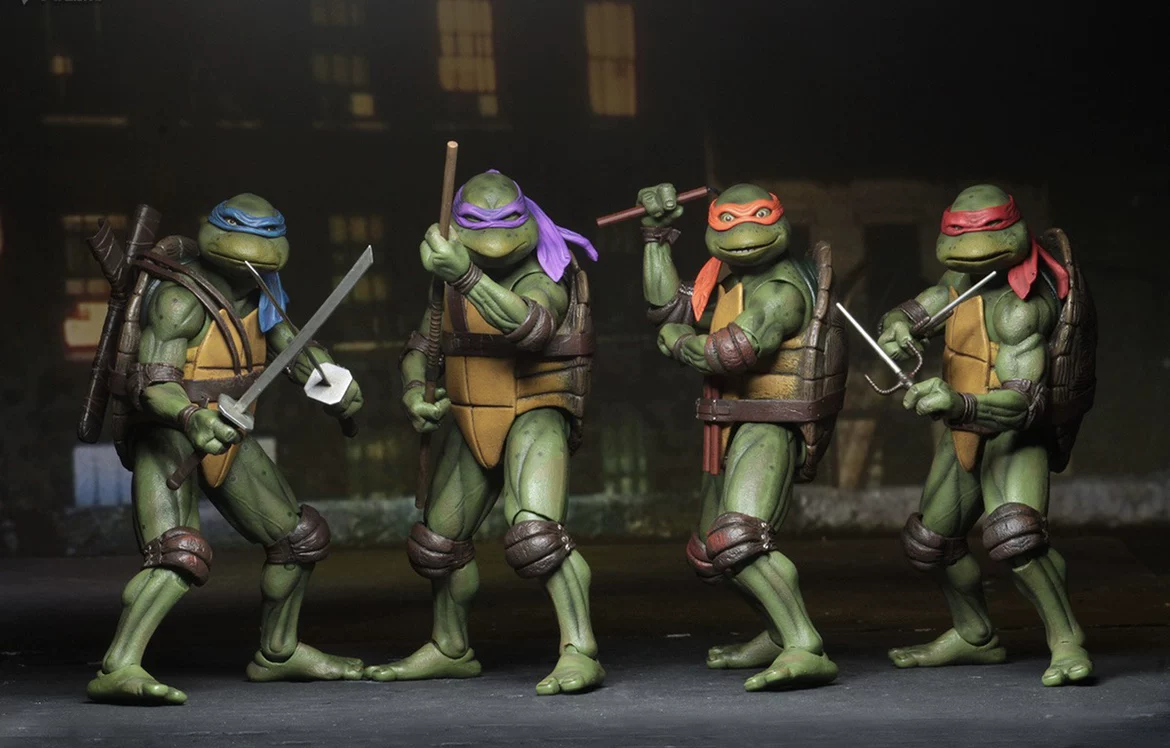 NECA Ninja Turtle TMNT 2018 SDCC Limited Luxury Edition 7 -inch joint can handle model
