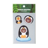 Line friends, милый динозавр, мобильный телефон, ноутбук, наклейка, Южная Корея