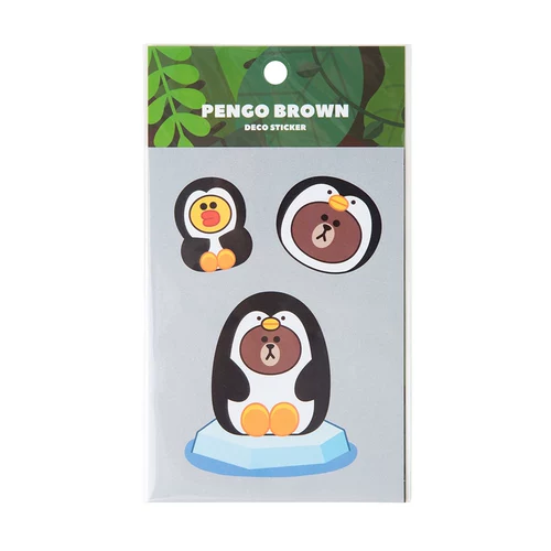 Line friends, милый динозавр, мобильный телефон, ноутбук, наклейка, Южная Корея