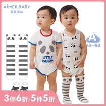  Class A summer new product adoring infants children babies Chinese children neutral red panda high tube socks floor socks