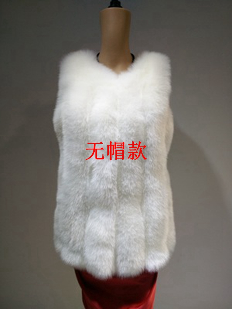 Áo vest nữ cỡ lớn phần dài 2016 mới giải phóng mặt bằng chất béo mm mùa đông cộng với phân bón để tăng màu đặc đã mỏng có nắp áo khoác da lộn lót lông nữ