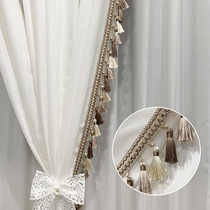 Buvini curtain tie ball simple modern lace drop ball European style multi-color tassel accessories accessories home decoration
