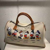 Tide Card Short Travel Bag Canvas Woman Hand Large Capacity Business Travel Luggage Bag Women Portable Boarding Big Bag Bag